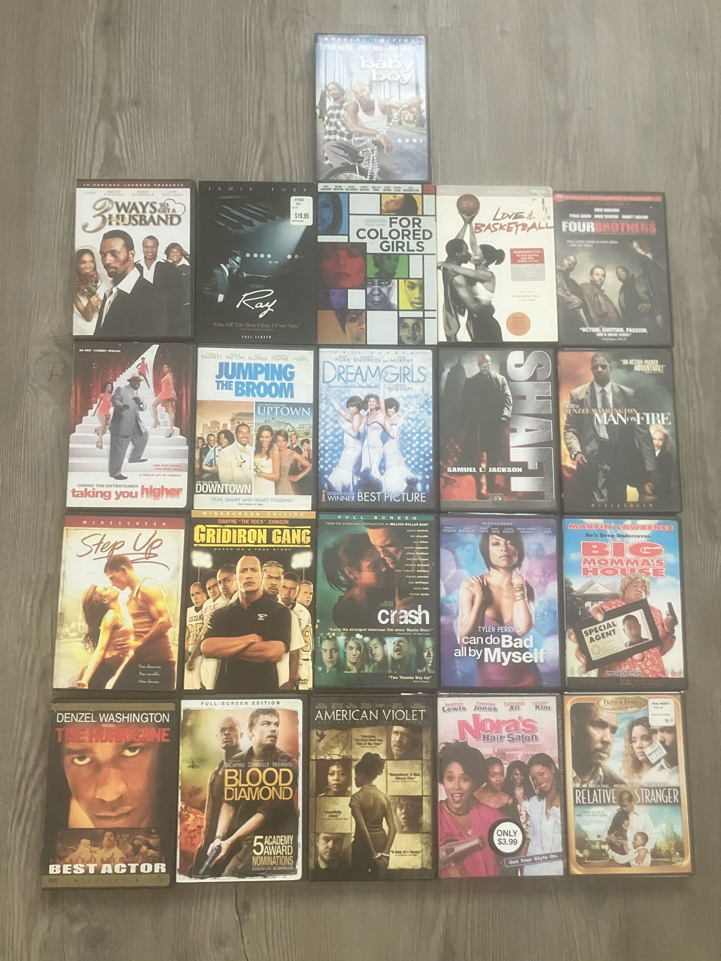 21 Urban DVDs Like New/New
