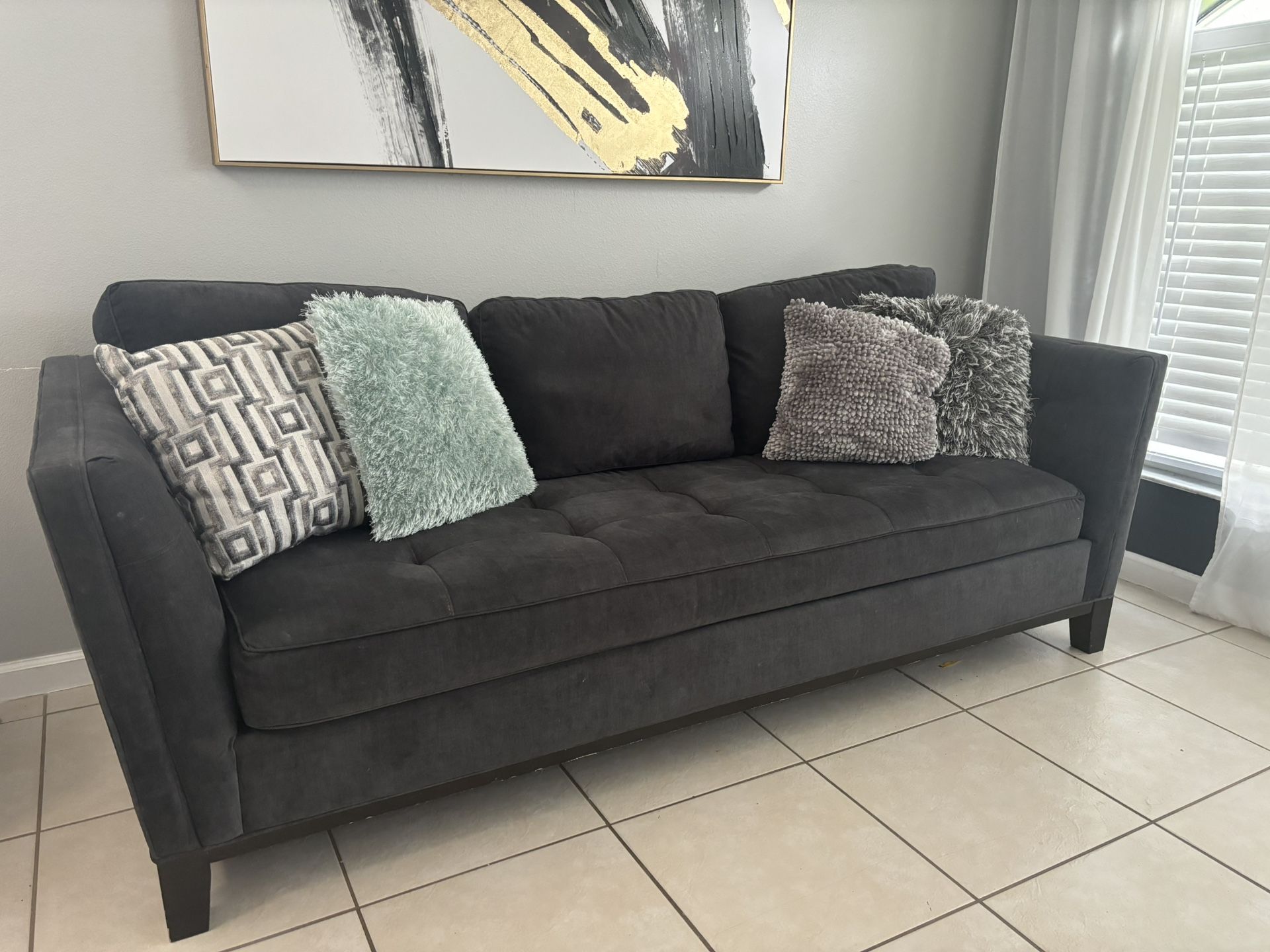 Dark Grey sofa