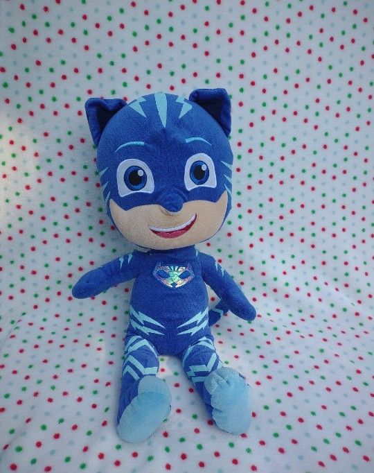 Nickelodeon Jr. PJ Masks CATBOY 22" Large Plush Blue Stuffed Animal Just Play