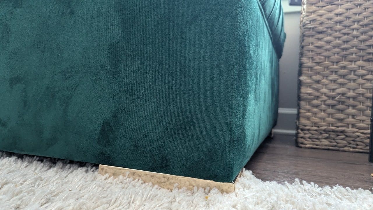 The End Side Of A Sectional Couch