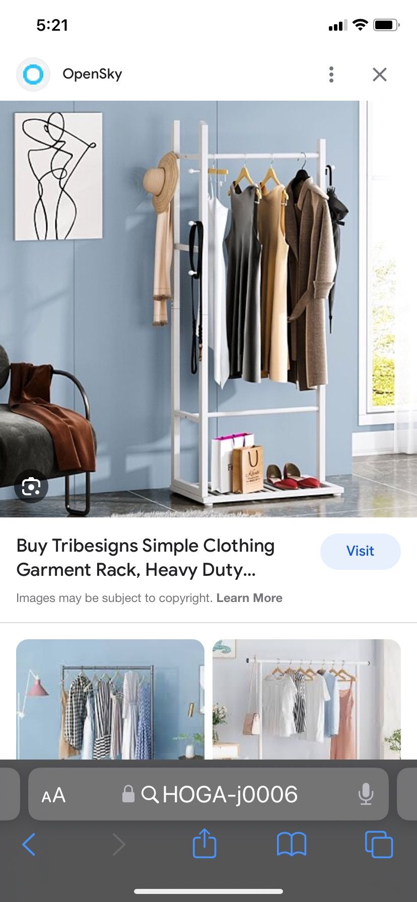 Heavy Duty Clothes Racks (2 Available) New