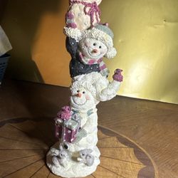 Snowman Candle Holder