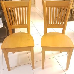 Natural Wood New Vancouver Chairs