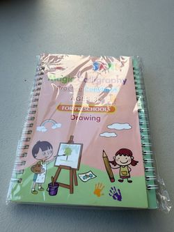 Sank Magic Practice Copybook, (4 Books + 8 REFILL+1 Pen +1 Grip)