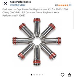 Xotic Performance Fuel Injector Cup Sleeve Set IC667