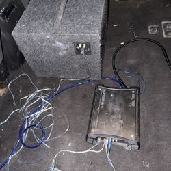 sub with amp for work