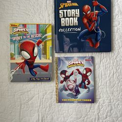 Spidey and his Amazing Friends and Spider-Man Kids Book Bundle