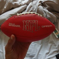 Official NFL Mini Football  WTF 1641 American National VINTAGE Red Wilson 