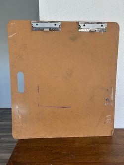 Drawing board with clips