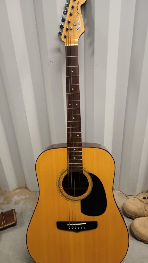 Fender 1985 Concord Big Body Acoustic In Case