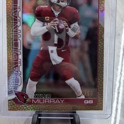 2025 Topps Chrome Kyler Murray Gold Parallel /50 #5 Arizona Cardinals NFL
