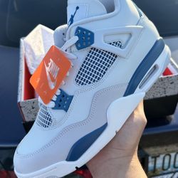 Jordan Retro 4 MILITARY BLUE (Multiple Sizes)