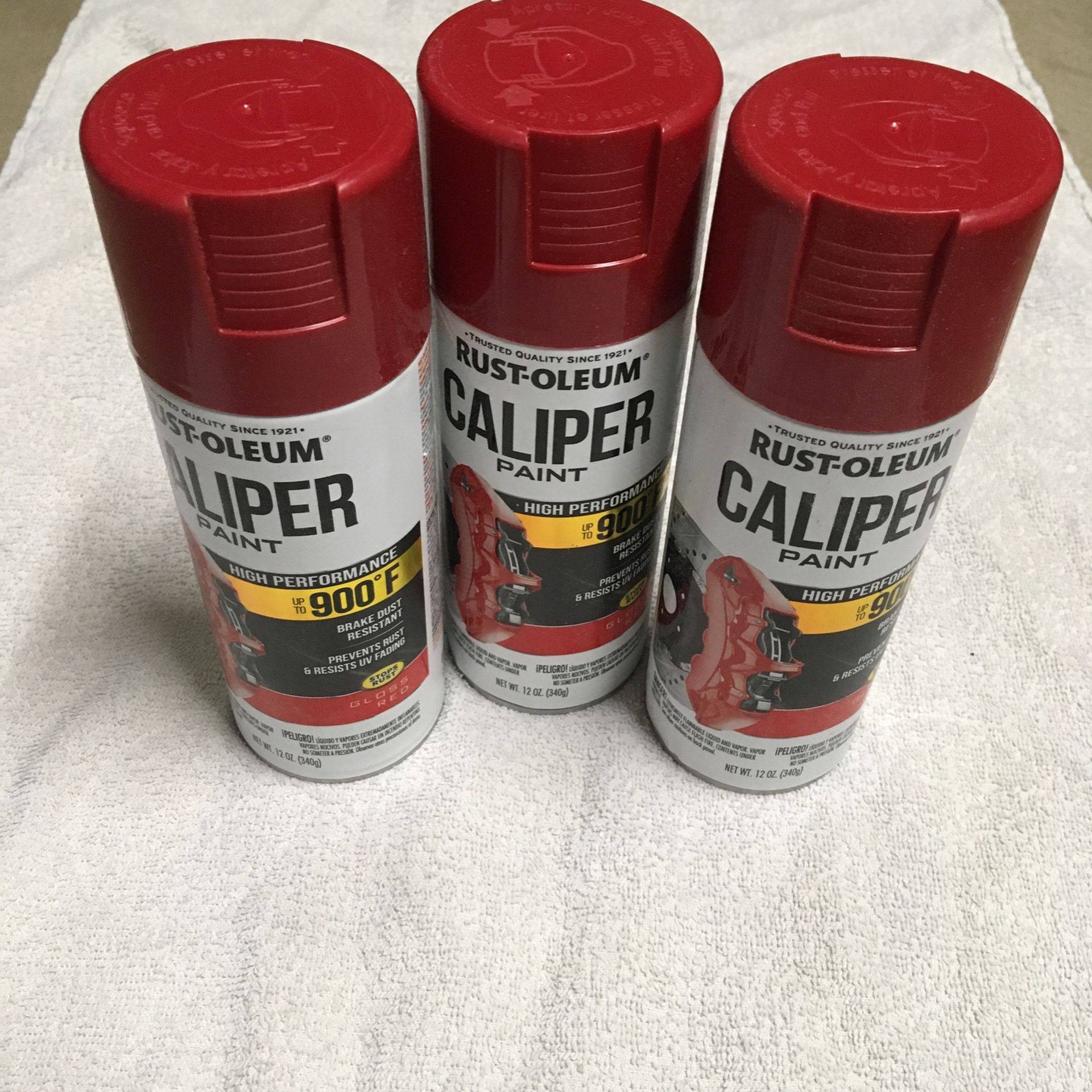 Red caliper spray paint