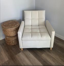 Brand New Convertible Sleeper Chair with Pull-Out Ottoman (In Box)