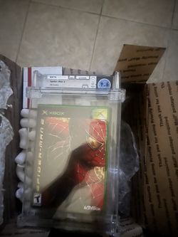 Xbox Spider-Man Game Graded Wata 9.6