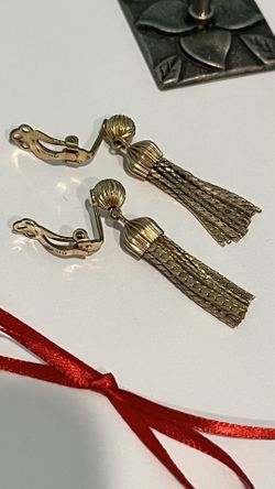 Vintage 12KGF Earrings 