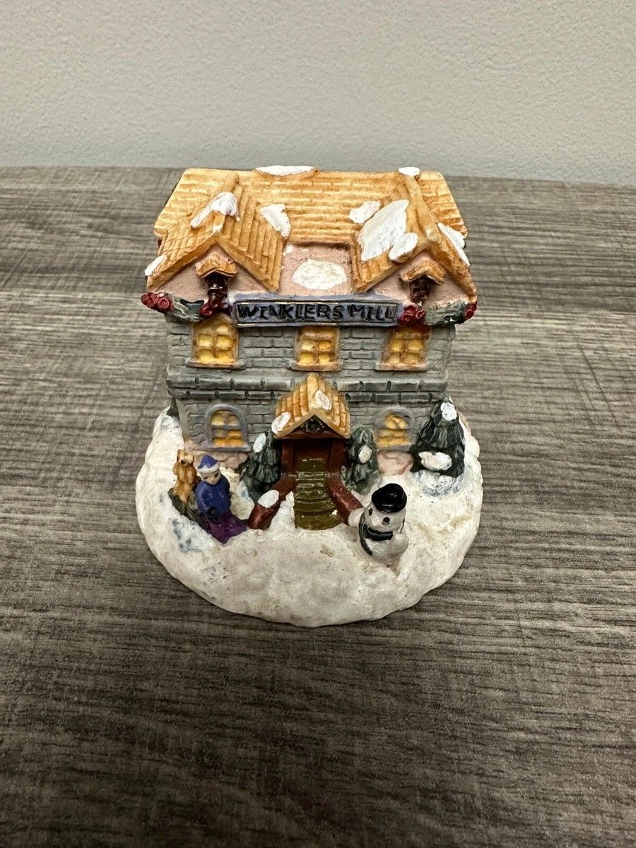 Winsor Collection Winklers Mill Christmas House Collectible Village House decor