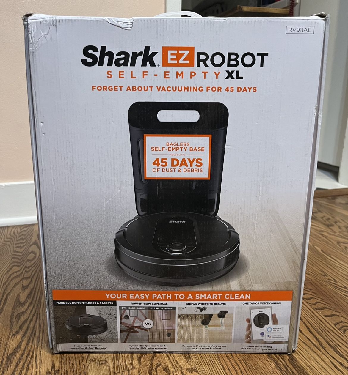 Shark EZ Robot RV911AE Wi-Fi Connected Self Empty XL