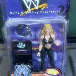 WWF Series 2 Sable Bomb Figurine , 1998, Shotgun Saturday Night