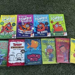 Set of 10 kids school age chapter books