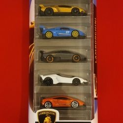 Hot Wheels Lamborghini 5 Pack