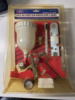 HVLP Air Spray Gun With Regulator & Gauge