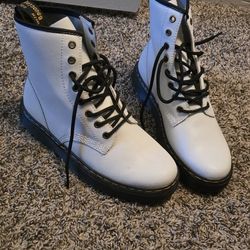 Brand NEW White Doc Martens 