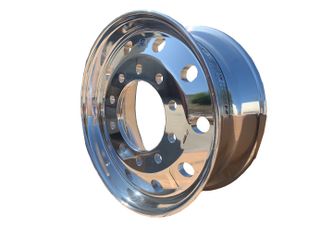 Alcoa 22.5 x9 aluminum wheels flat face for steering position