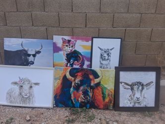 Wall Art Lot of 6