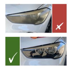 Headlight restoration kit pair