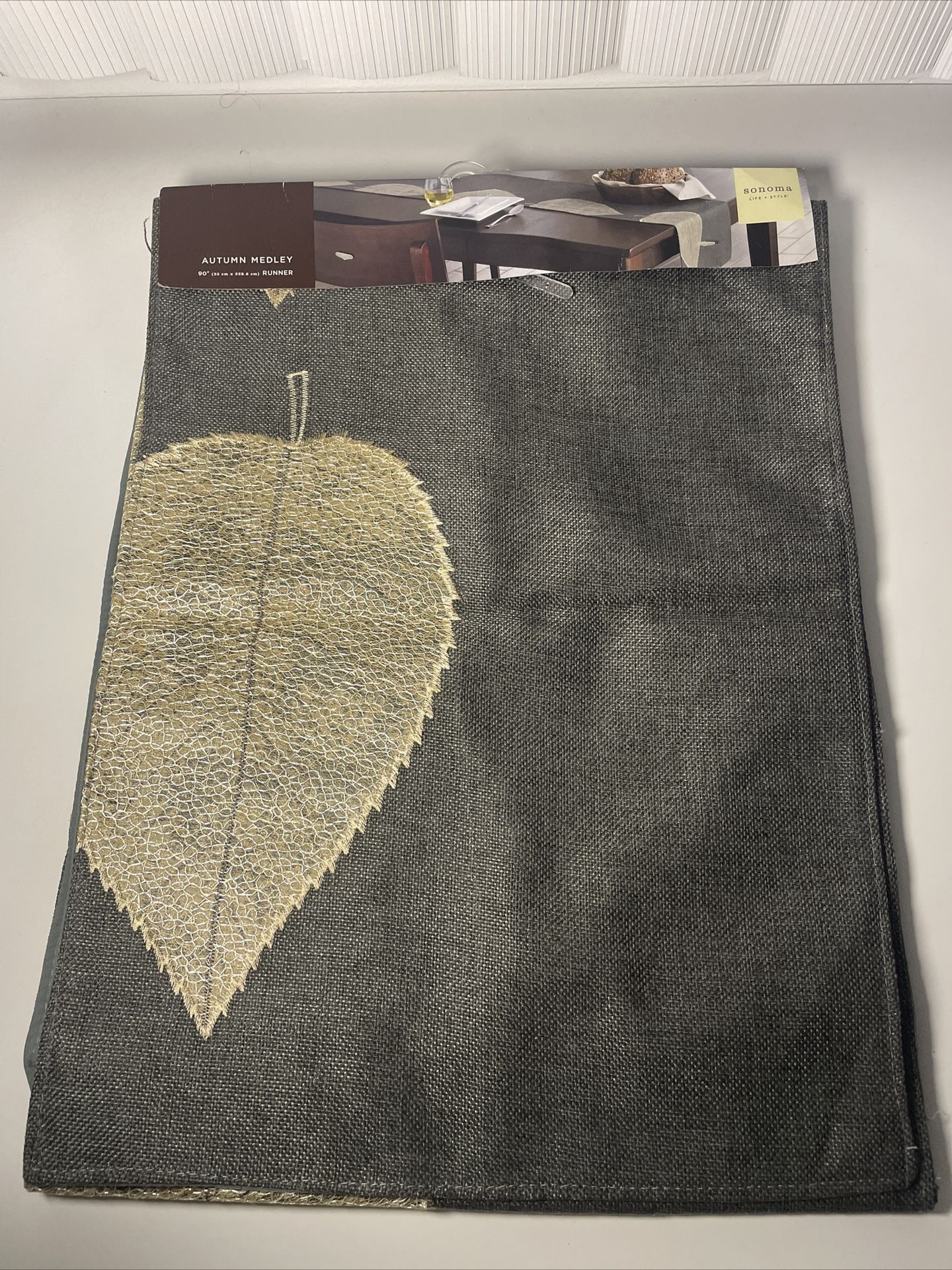 NWT Autumn Medley Runner 90” Sonoma Table Runner Brand New