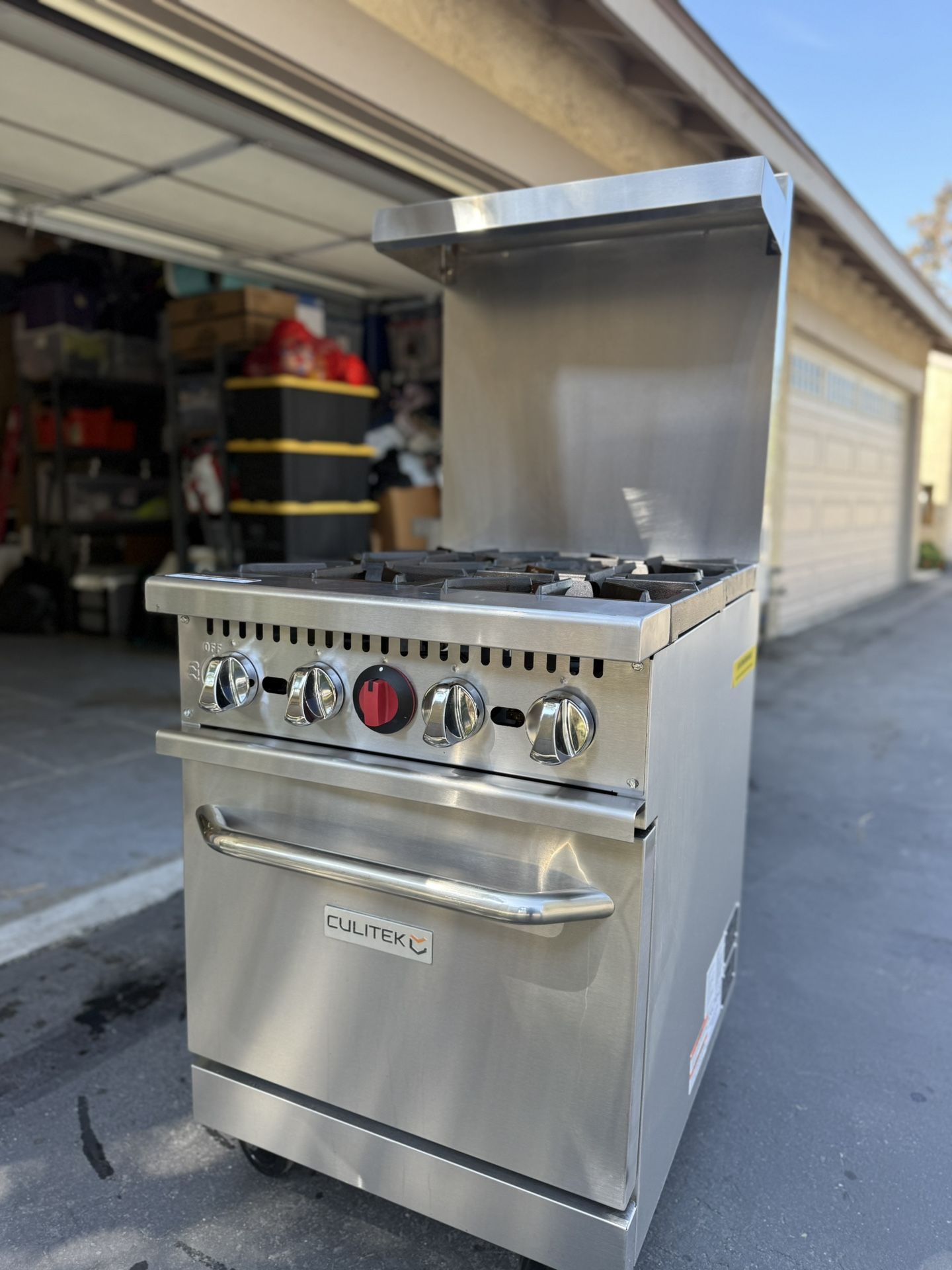Culitek 4 Burner Comercial Stove