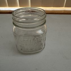 Vintage Atlas Mason Jar