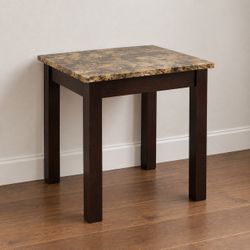 Fake marble table 24x24x18