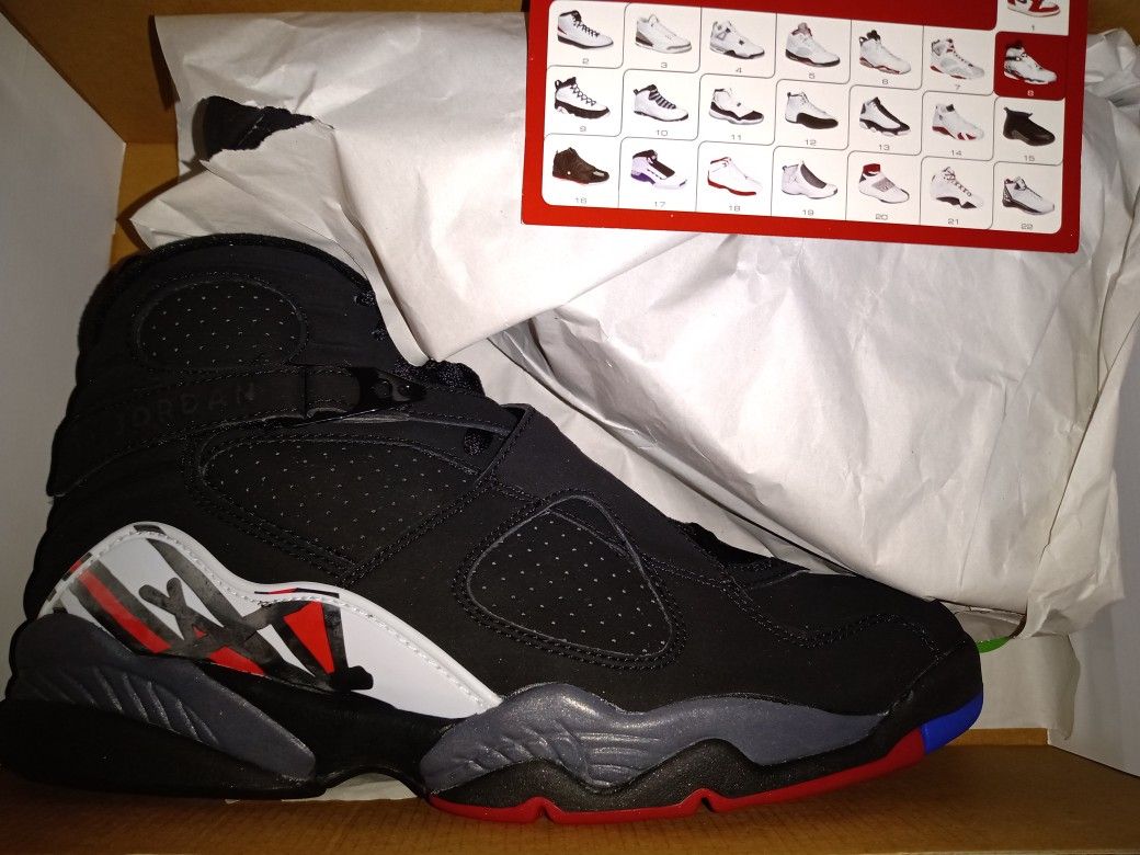 Brand New Nike Air Jordan 8 Playoffs OG 2007 Size 10.5 Men's shoes