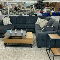 Eltmann Slate LAF Sectional ⭐ Couch 1399