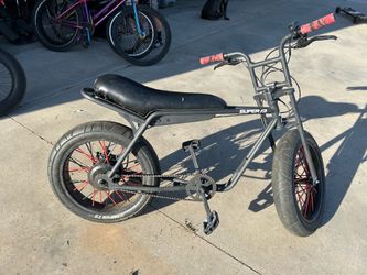 Super73 Z1 Electric Bike Matte Black Custom Red Spokes