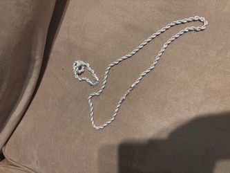 Silver bracelet and necklace