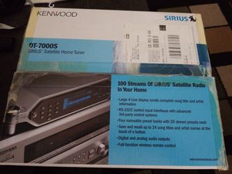NEW OLD STOCK...Kenwood Sirius Satellite Radio Receiver for Home. $75