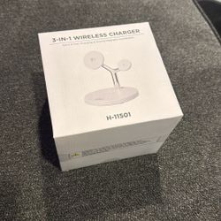 3 in 1 wireless charger setup