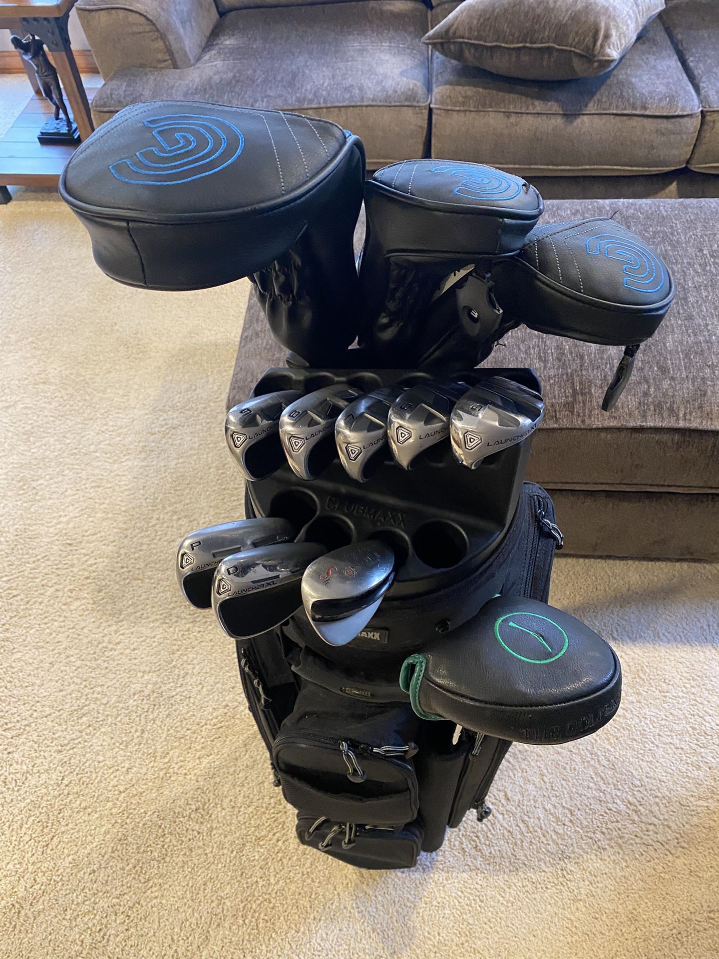 Full Set Of Cleveland Launcher XL Halo Golf Clubs