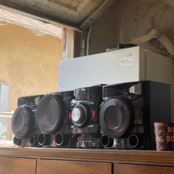 lg bookshelf stereo 750 watts super loud 