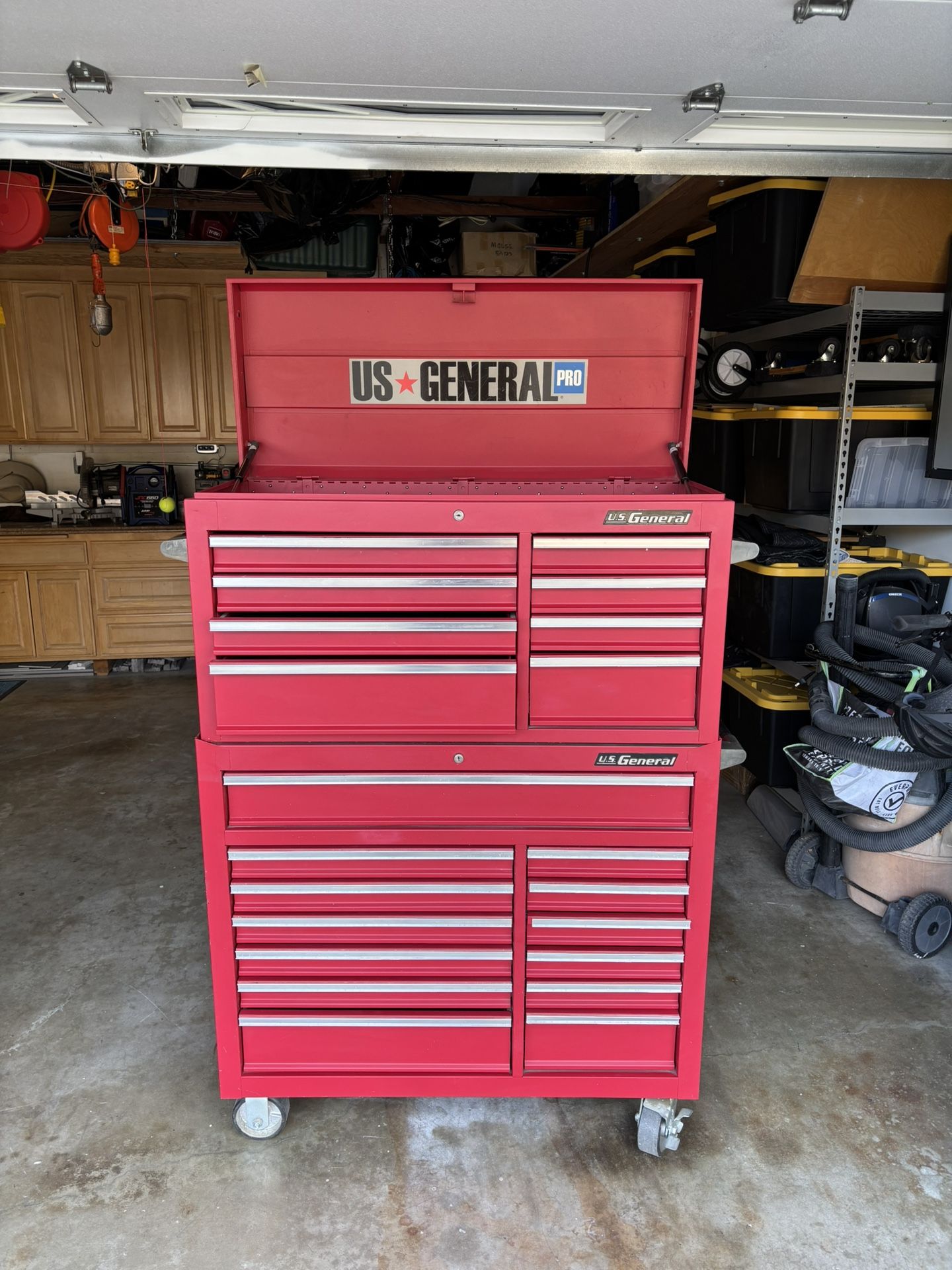 US General Pro Rolling Cabinet & Top Chest for Sale in San Pedro, CA ...
