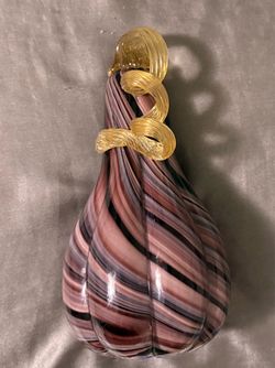 Pumpkin hand-blown art glass gourd/Pumpkin beautiful
