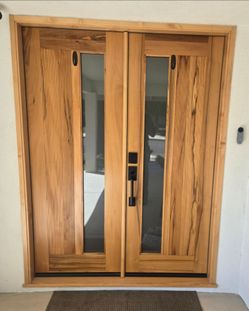 Exterior oak doors