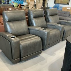 Isaac Leather Reclining 