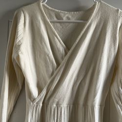 Vestido de color crema /dress beige /M