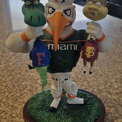 University of Miami Sebastian Figurine