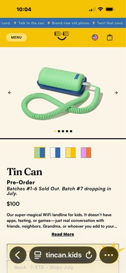 Tin Can - wifi landline