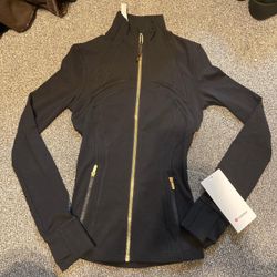 Black x Gold Lulu Define Jacket